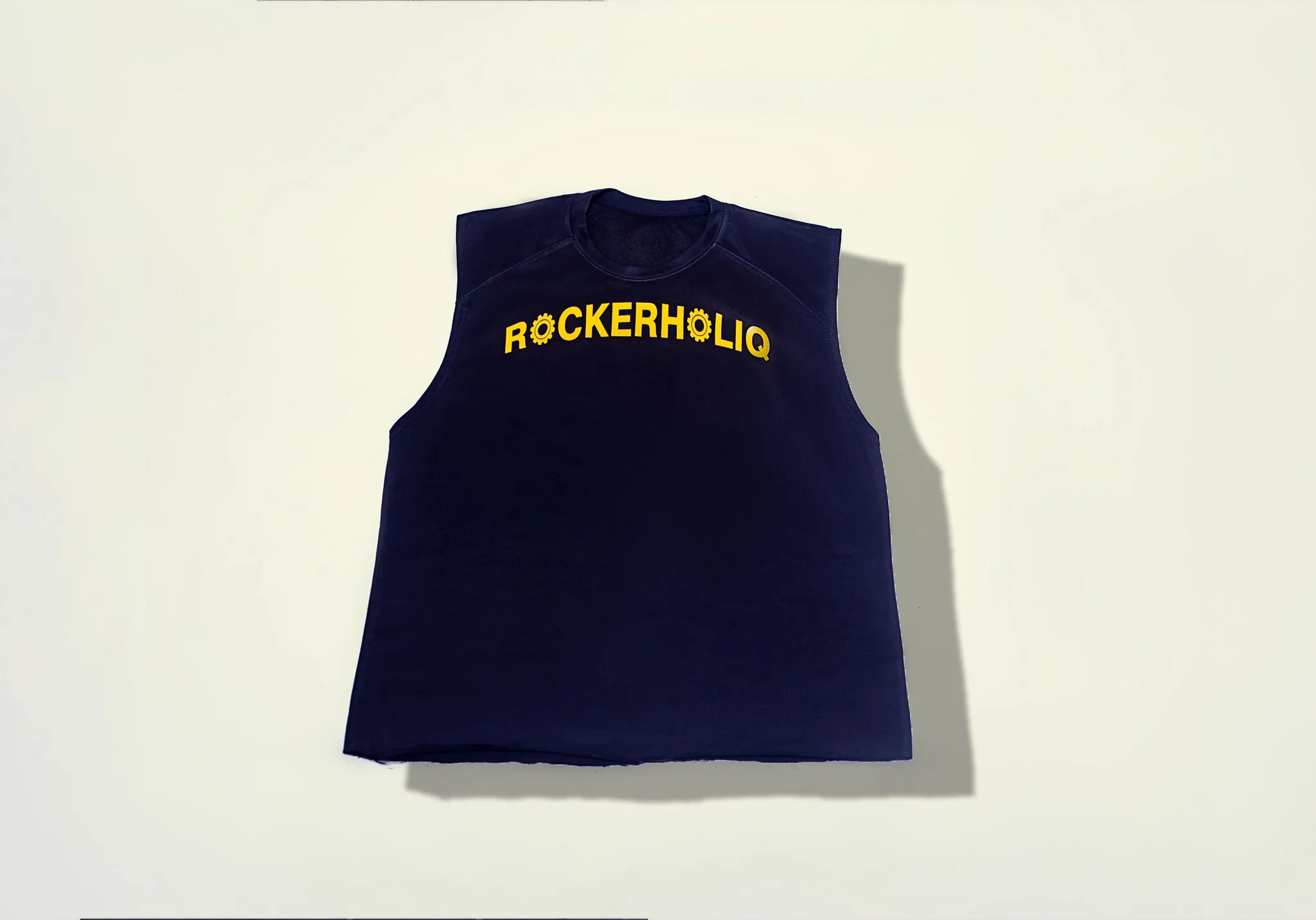 ROCKERHOLIQ Sleevless Cutoff (Mustard Brand Name)