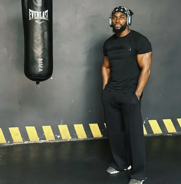 Black Snug Short Sleeve and Black Flare Joggeres